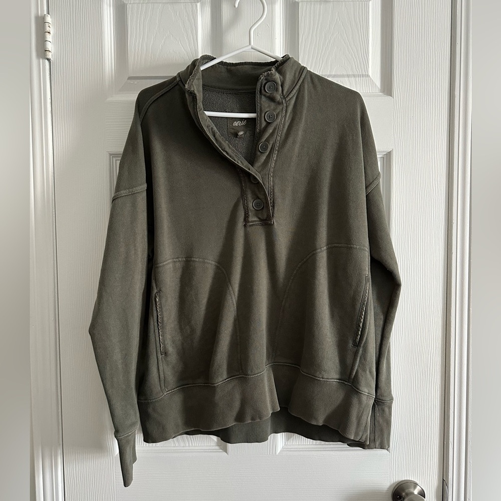 Aerie Henley Sweatshirt